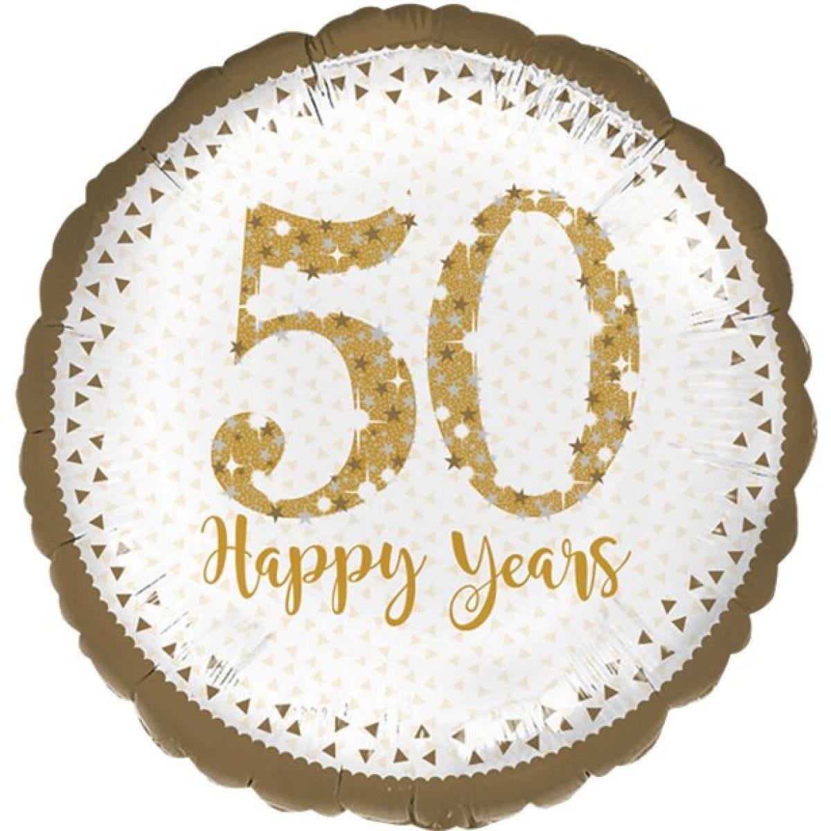 50th Anniversary Foil Balloon - 18"