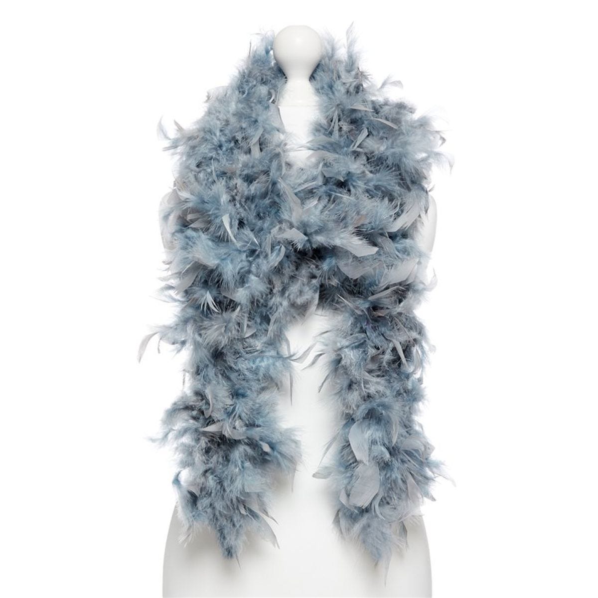 Deluxe Grey Feather Boa