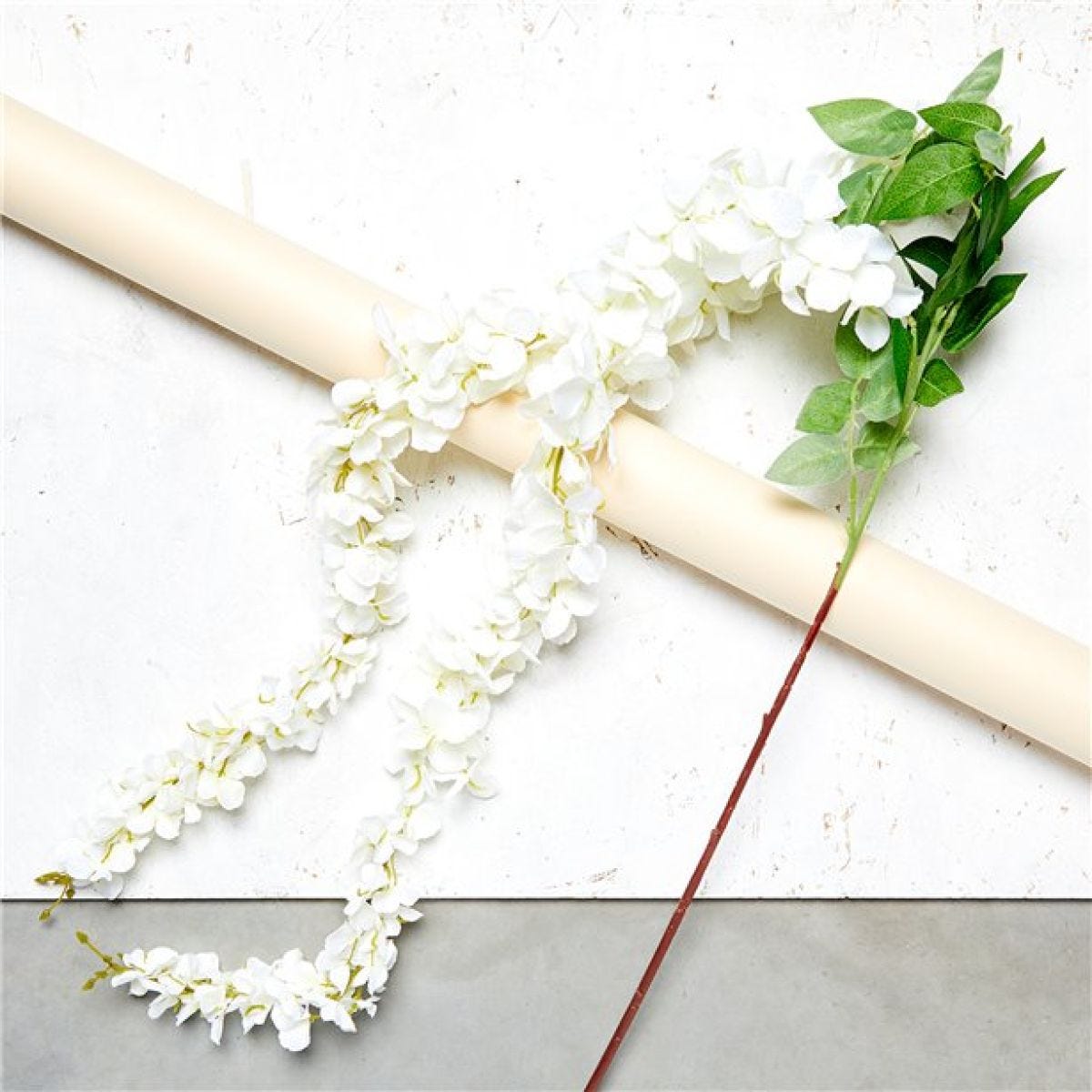 Cream Wisteria Decoration (2pk)