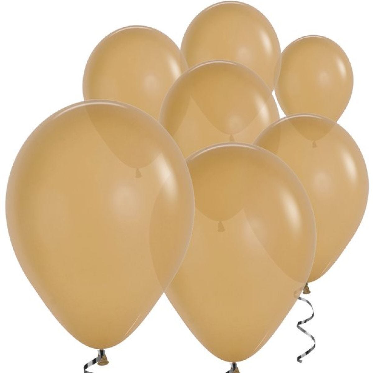 Latte Mini Latex Balloons - 5"