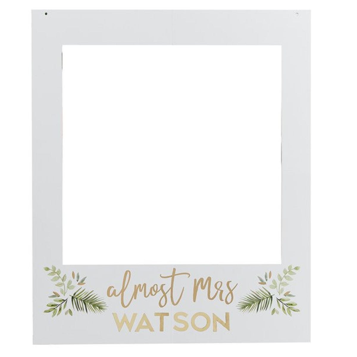 Botanical Hen Party Customisable Giant Polaroid Frame - 72cm x 60cm