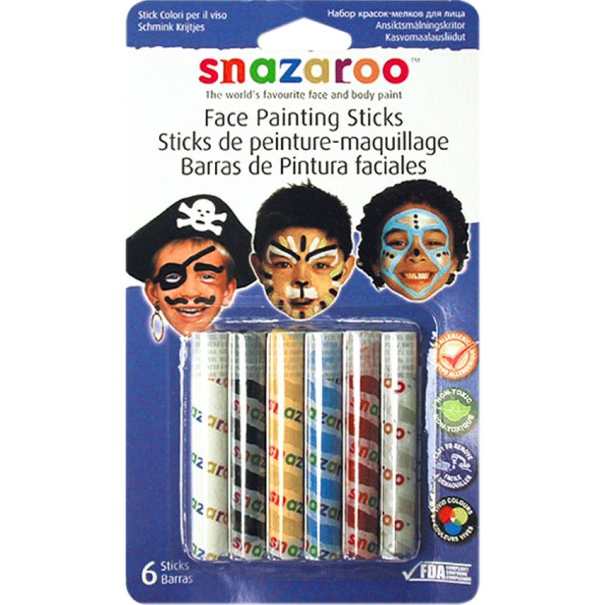 Snazaroo Boys Face Painting Sticks