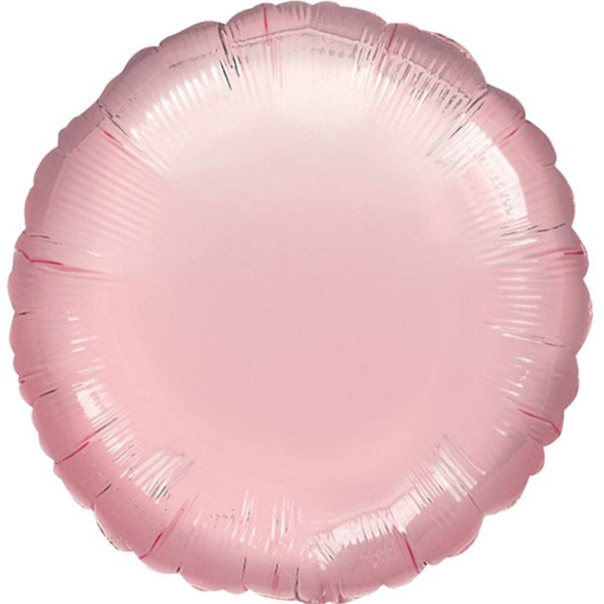 Pastel Pink Round Balloon - 18&apos;&apos; Foil - unpackaged