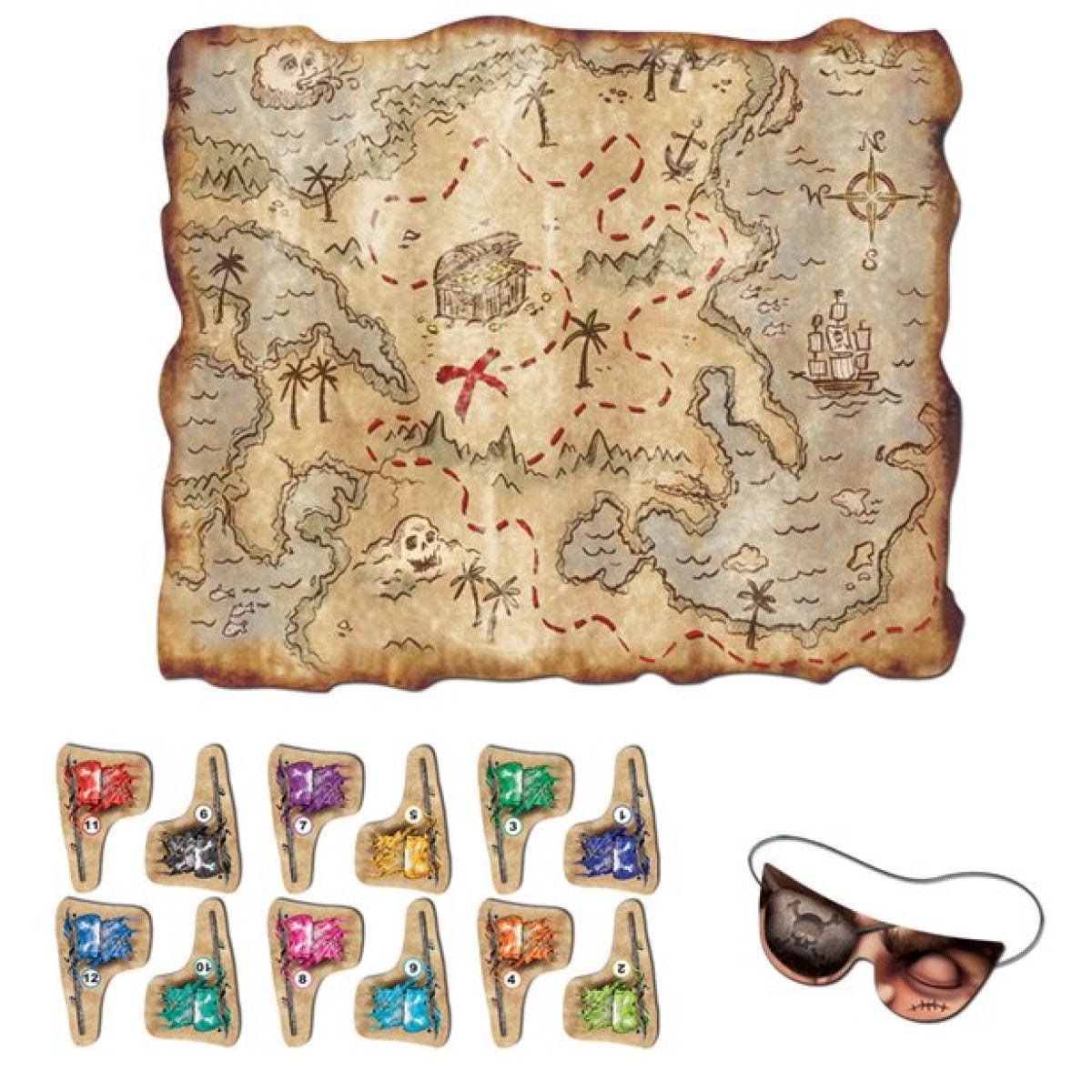 Pirate Treasure Map Game (14pk)