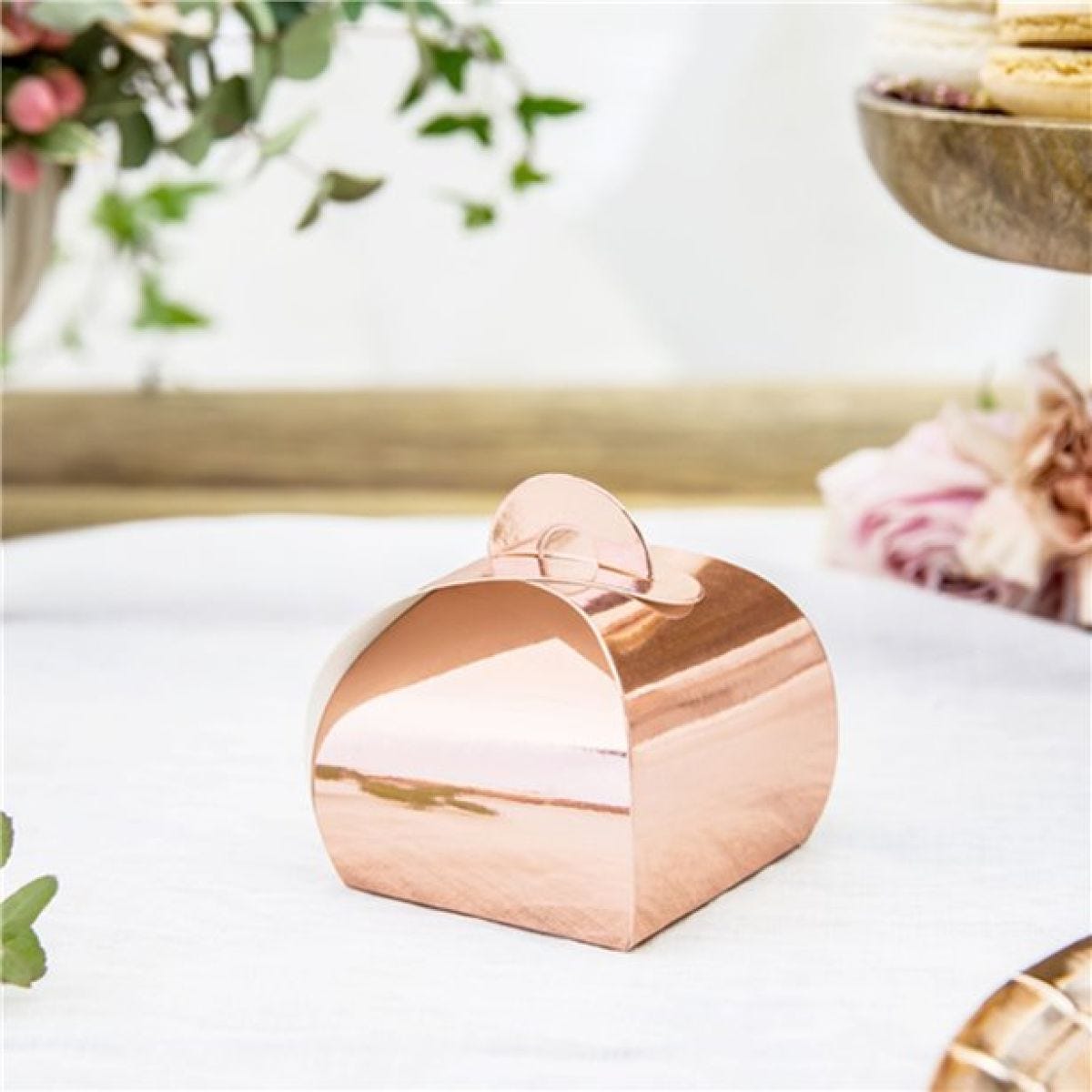 Rose Gold Favour Boxes