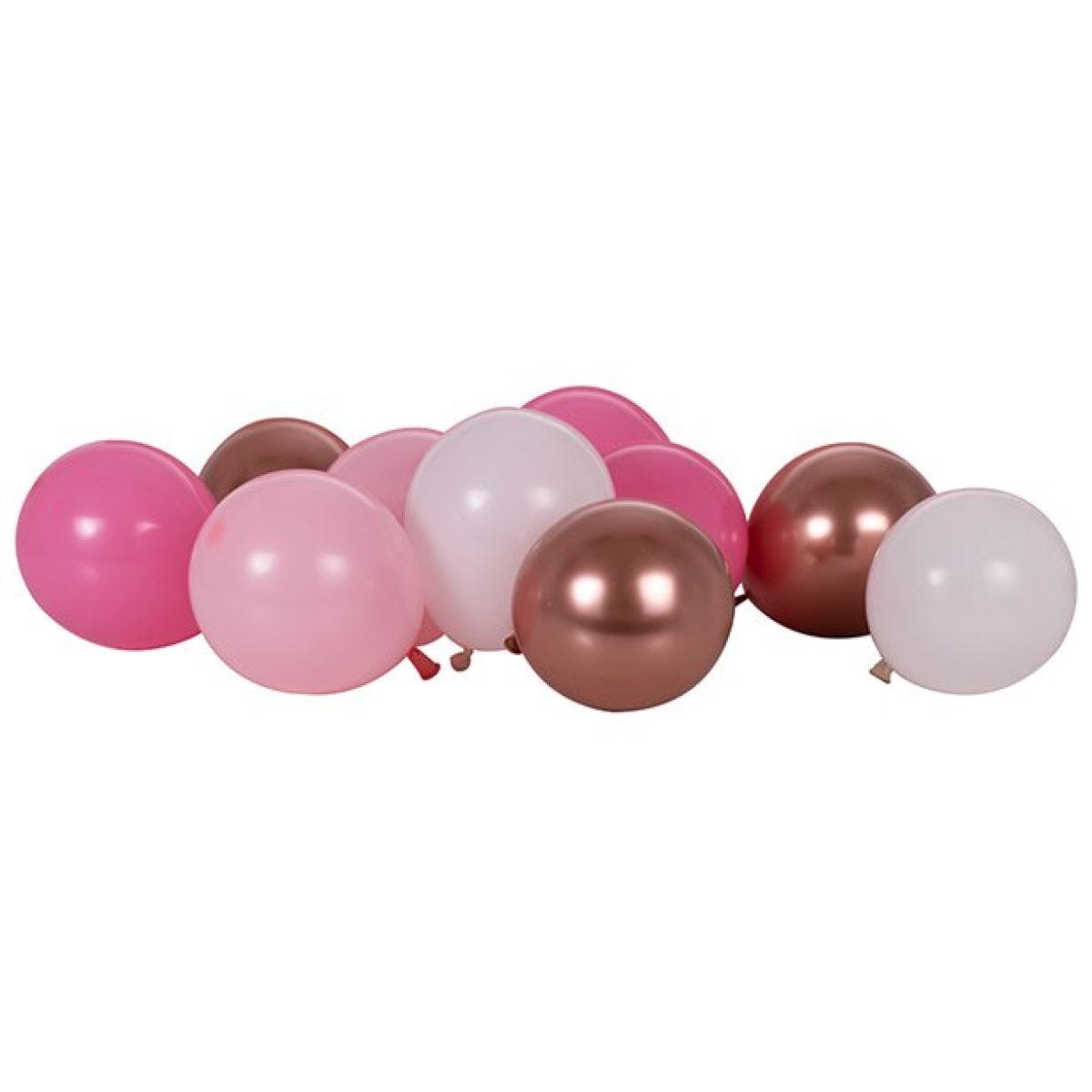 Blush & Rose Gold Mix Latex Balloons - 5"