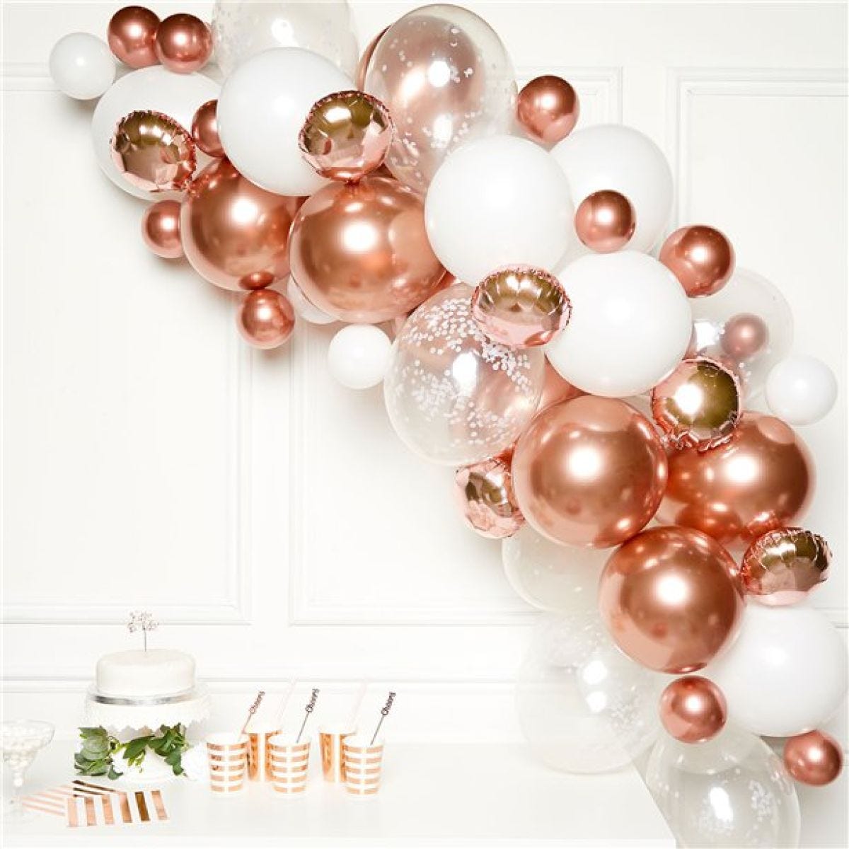 Rose Gold Balloon Arch Garland