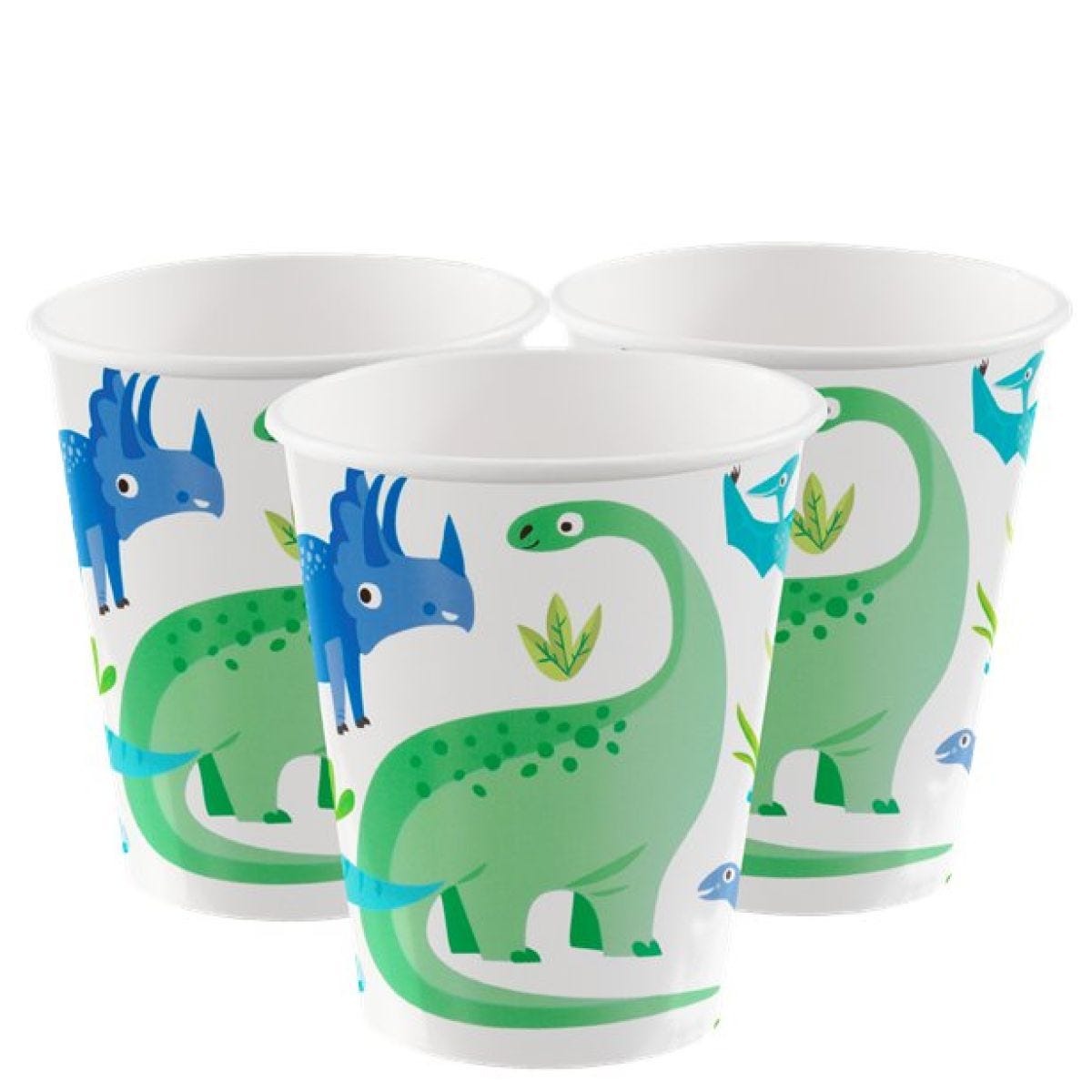 Dino-Roar Paper Cups - 266ml (8pk)