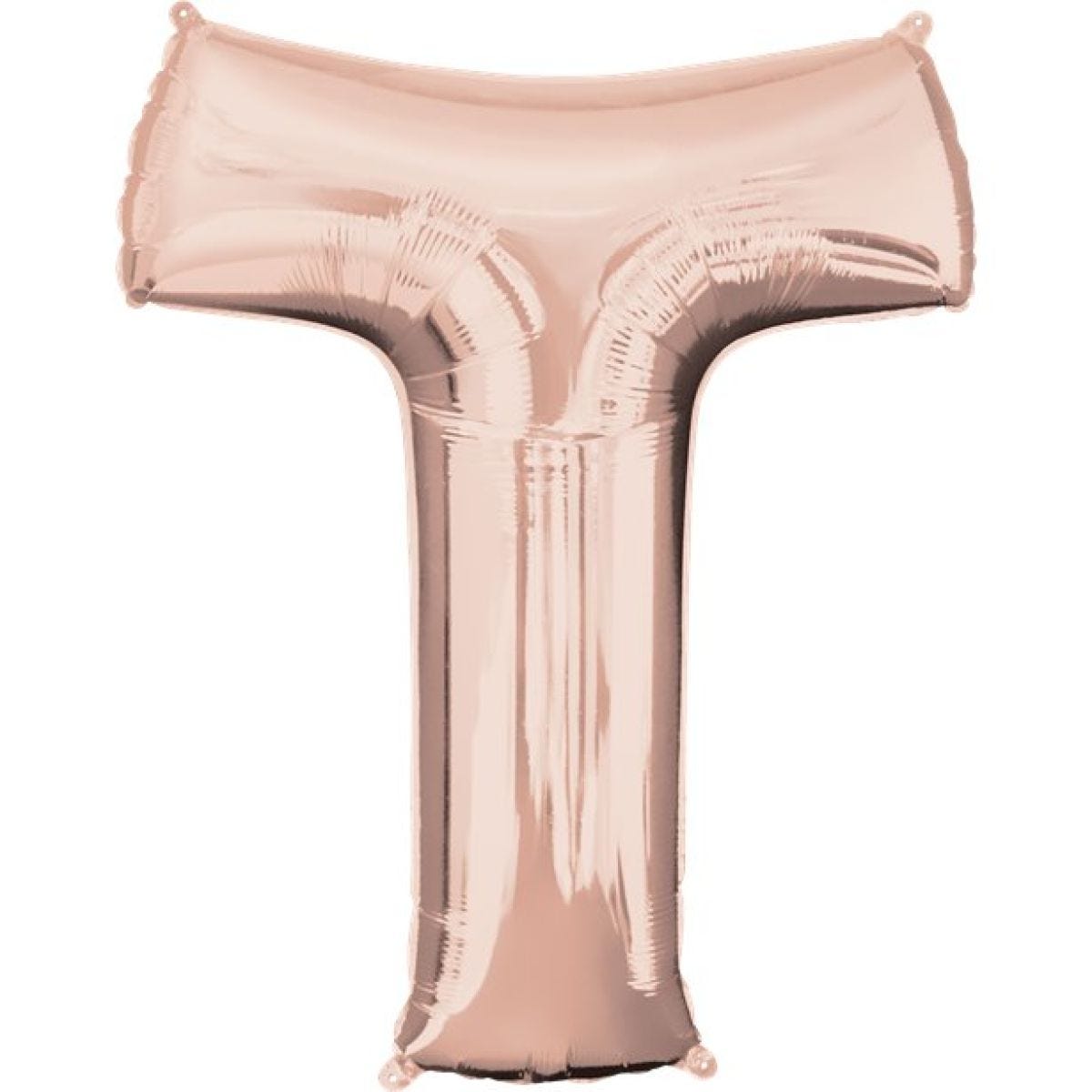 Rose Gold Letter T Balloon - 34 Foil