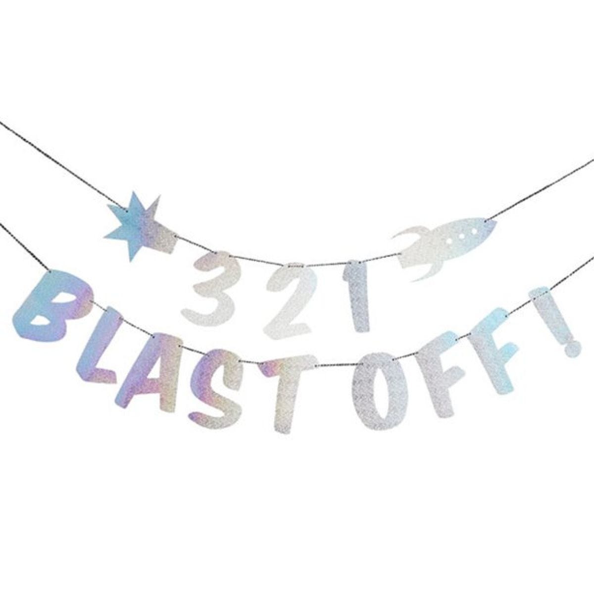 3, 2, 1 Blast Off Banner