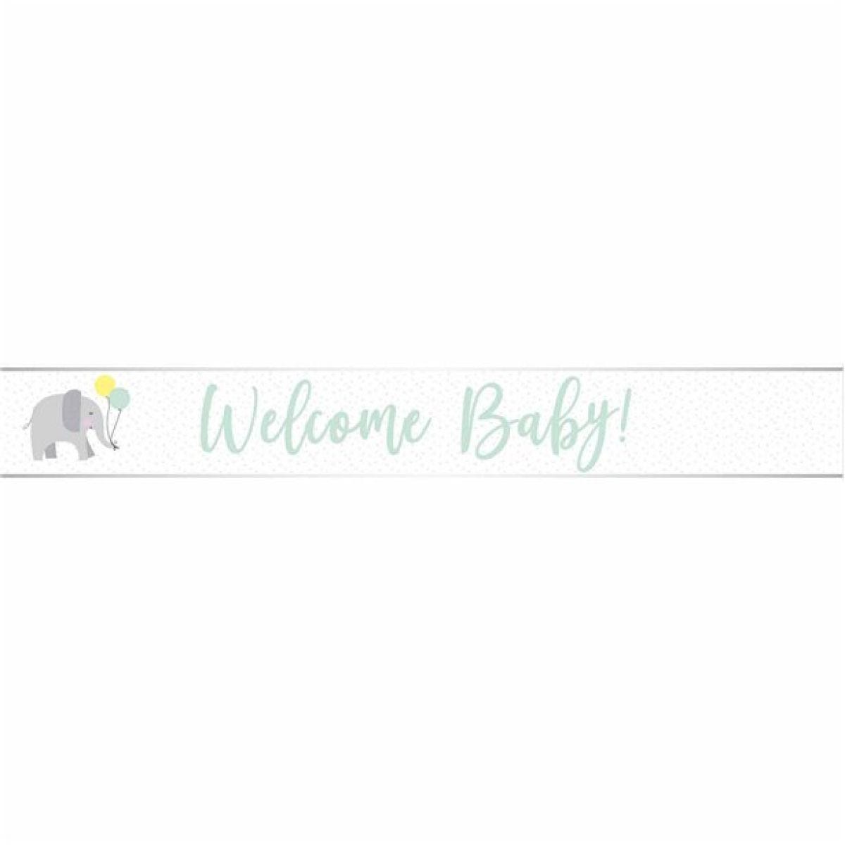 Welcome Baby Foil Banner