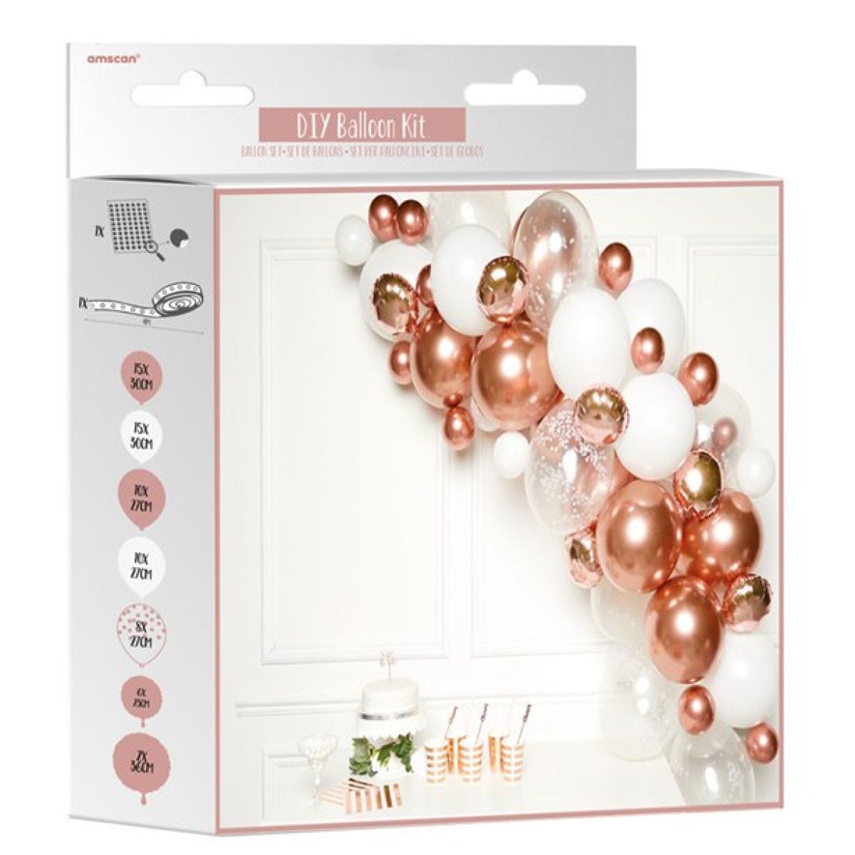 Rose Gold Balloon Arch Garland