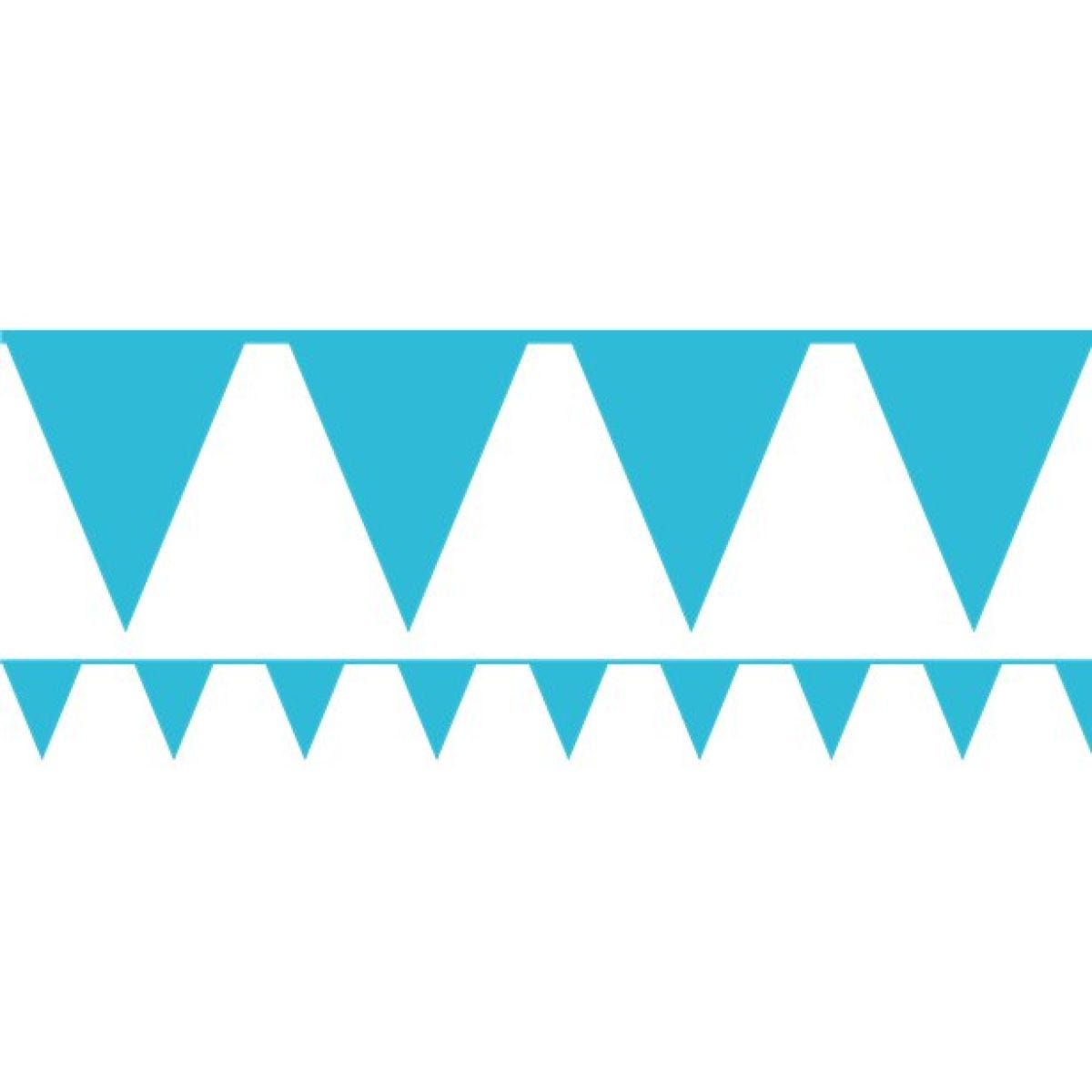 Turquoise Paper Bunting - 4.5m