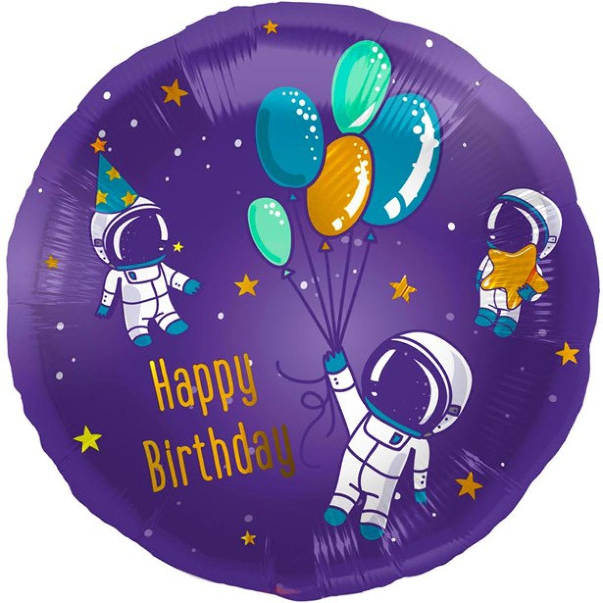 Space Birthday Foil Balloon - 18"