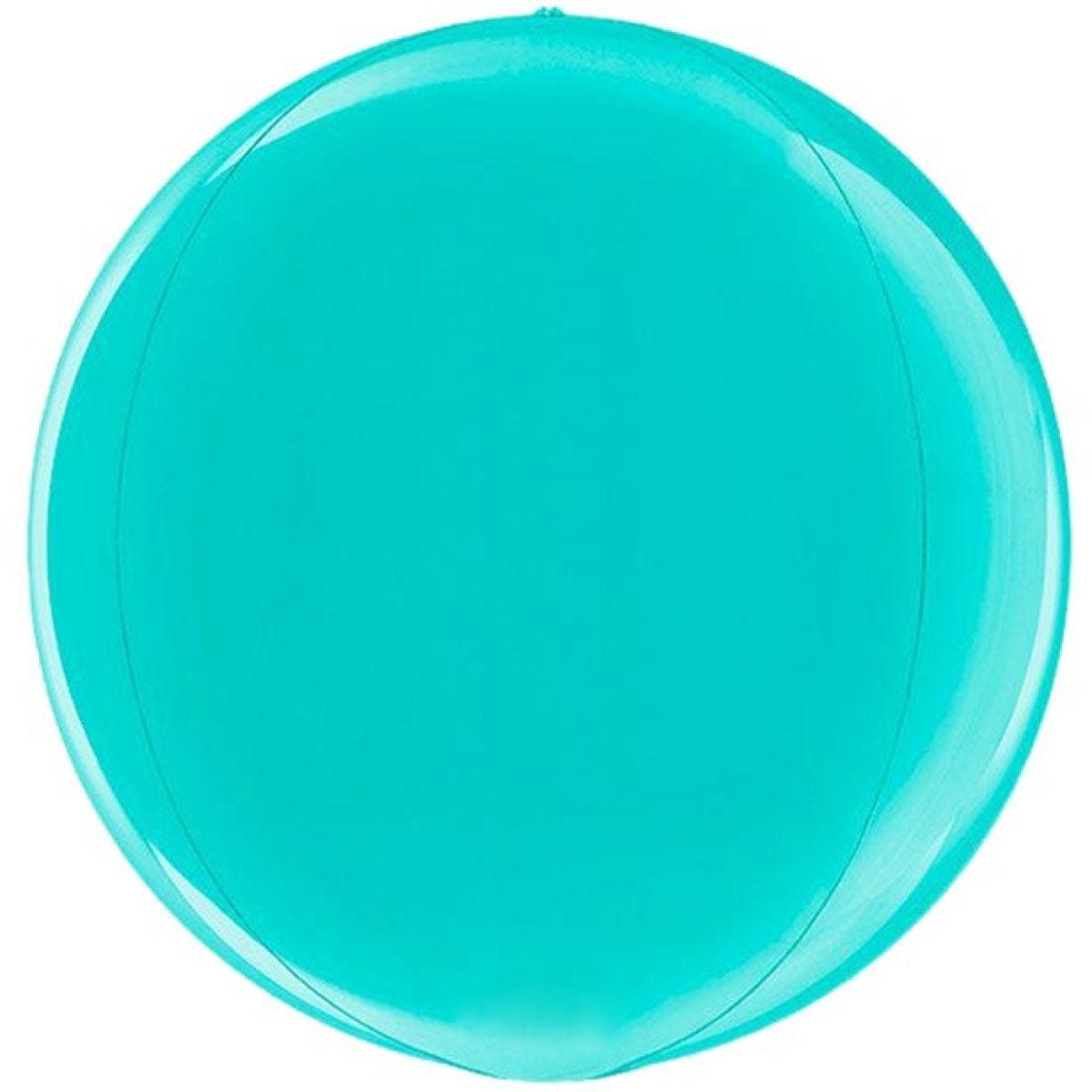 Tiffany Blue Globe Balloon - 15" Foil