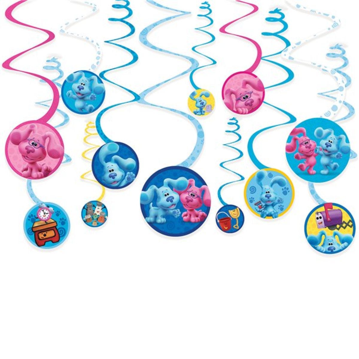 Blue&apos;s Clues Swirl Decorations