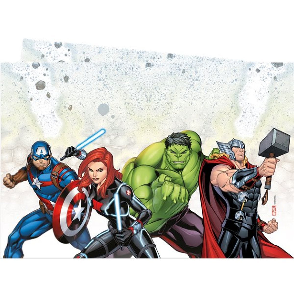 Avengers Infinity Stones Plastic Tablecover - 1.8m x 1.2m