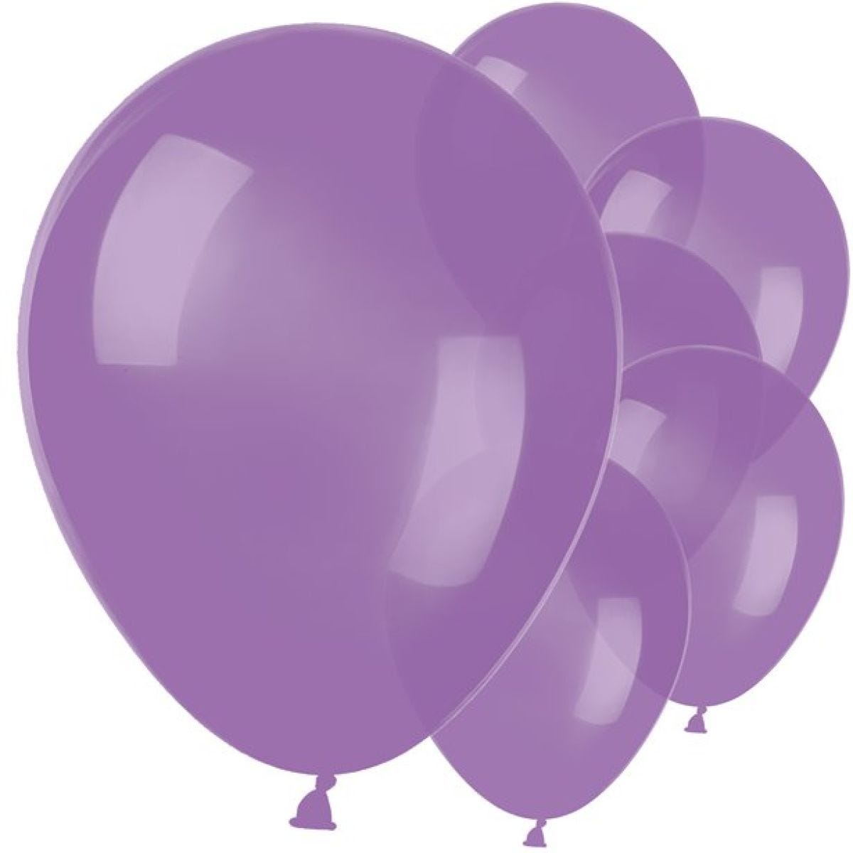 Purple Latex Balloons - 11"