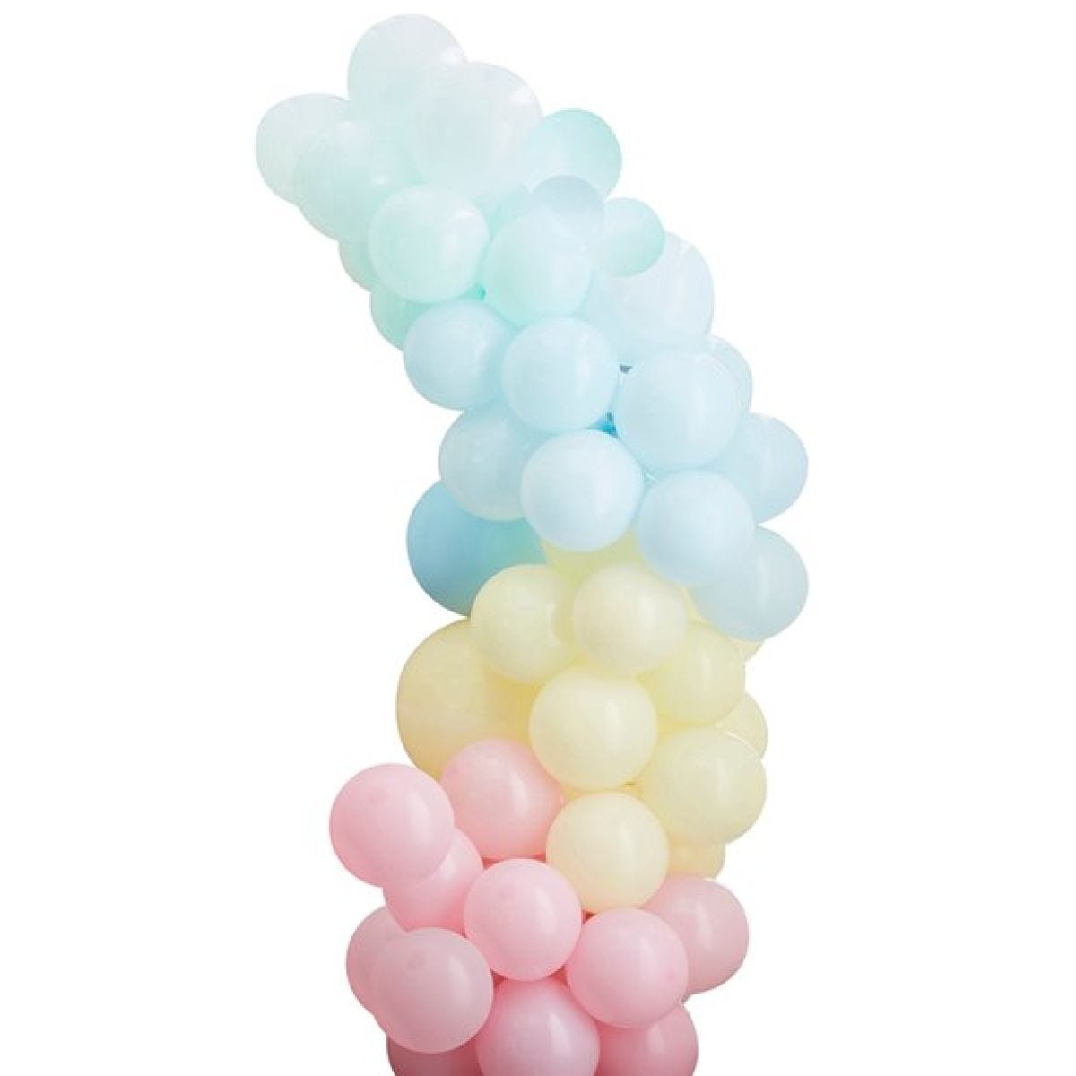 Mixed Pastels Latex Balloon Arch Kit