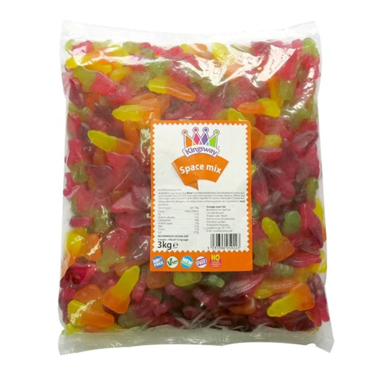 Space Mix Fruit Gummies - 3kg
