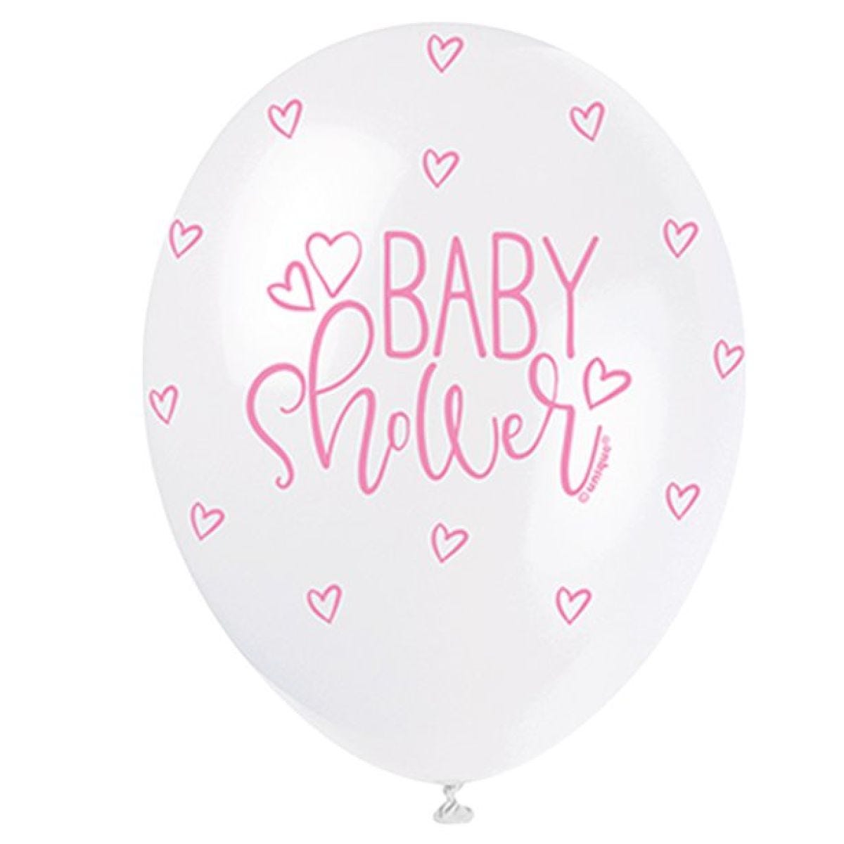 Baby Shower Pastel Mix Latex Balloons - 12"