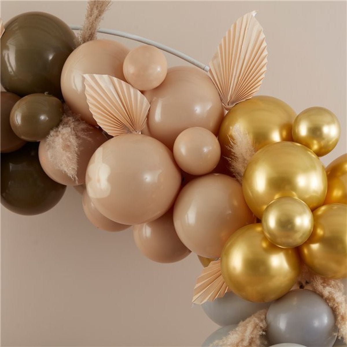 Taupe & Nude Balloon Arch