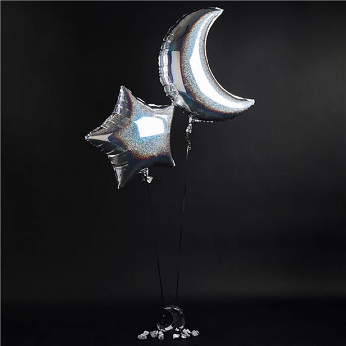 Moon & Star Balloons - Foil