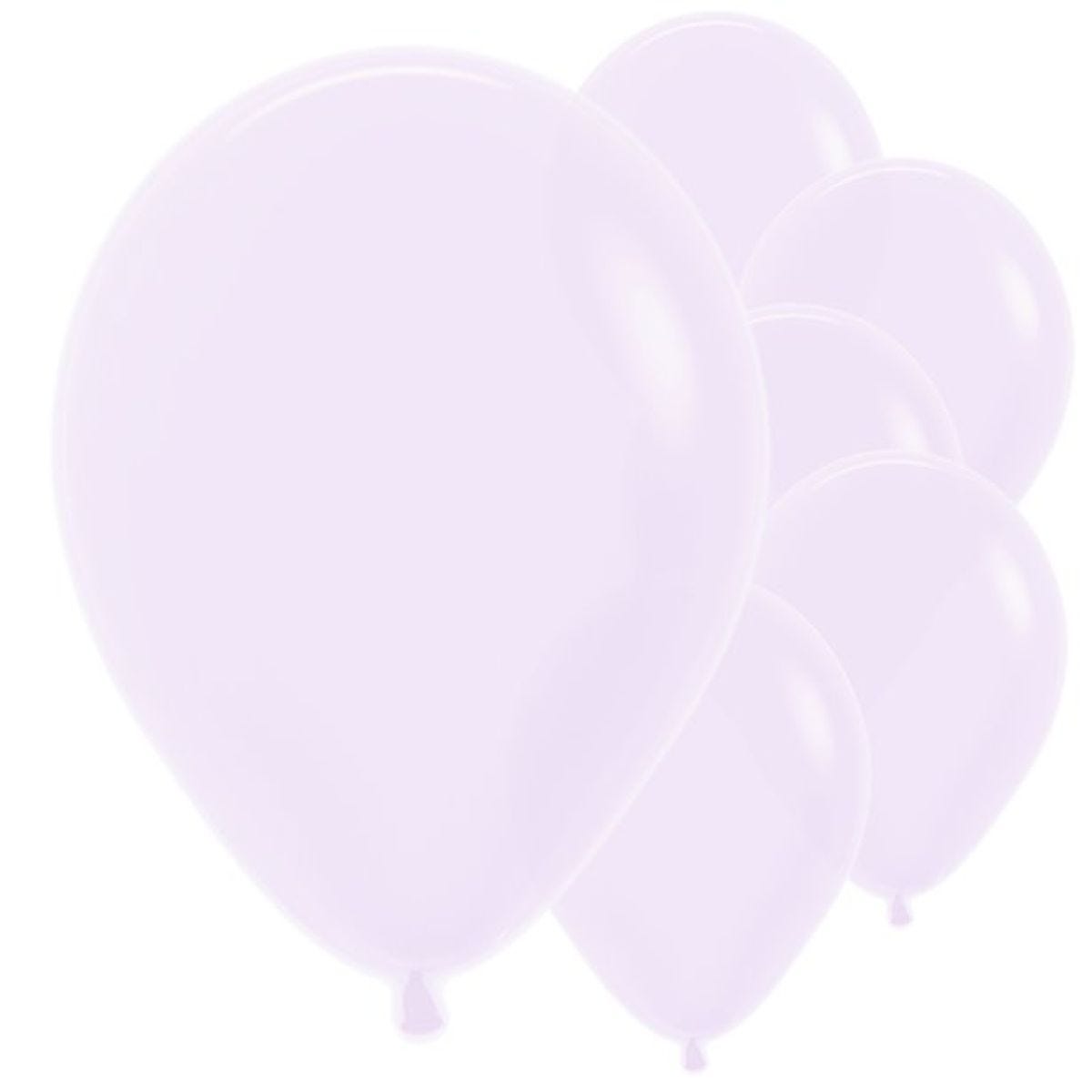 Pastel Matte Lilac Balloons - 12" Latex (50pk)