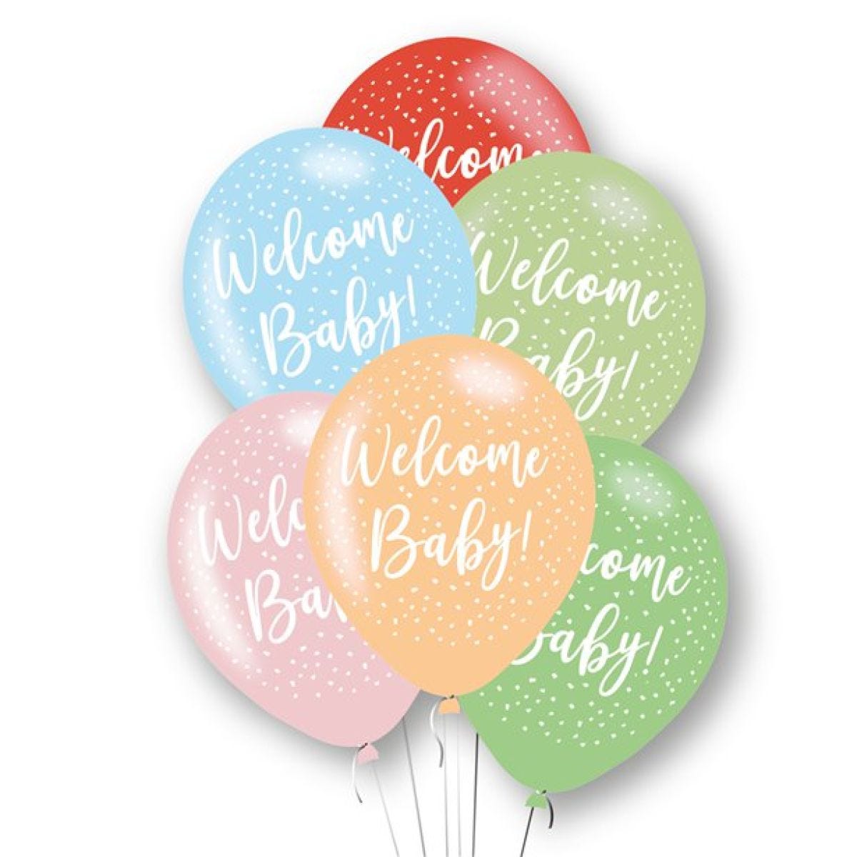 Welcome Baby Latex Balloons - 11"