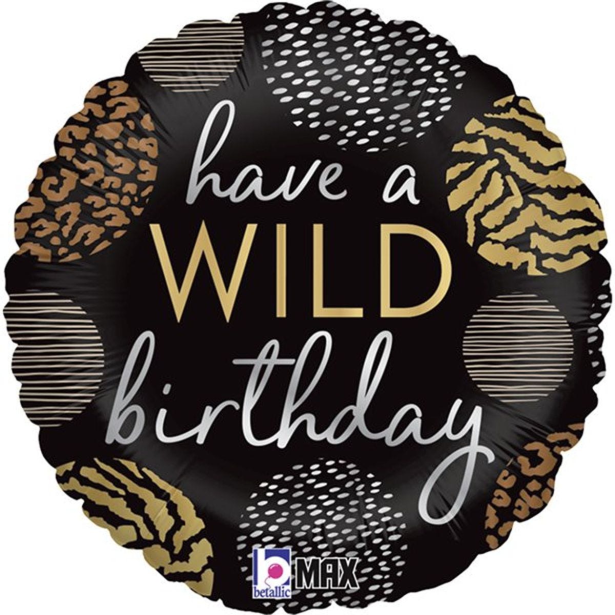 Wild Birthday Foil Balloon - 18"