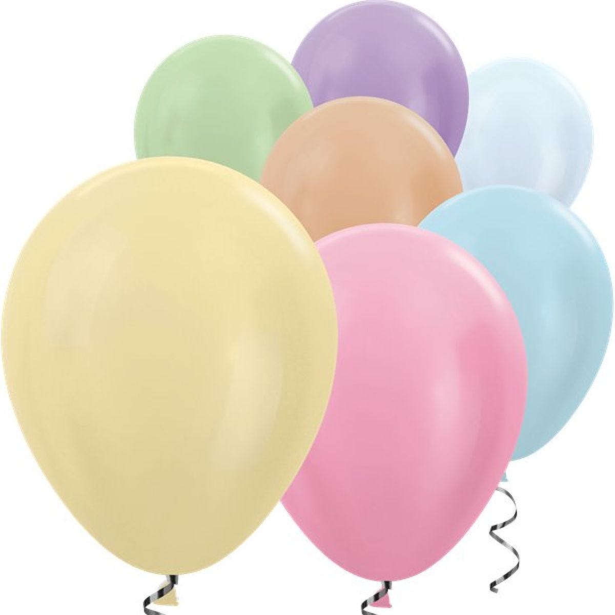 Assorted Satin Mini Balloons - 5" Latex Balloons