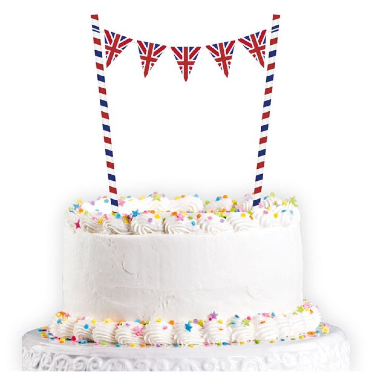 Union Jack Cake Bunting - 22cm x 19xm