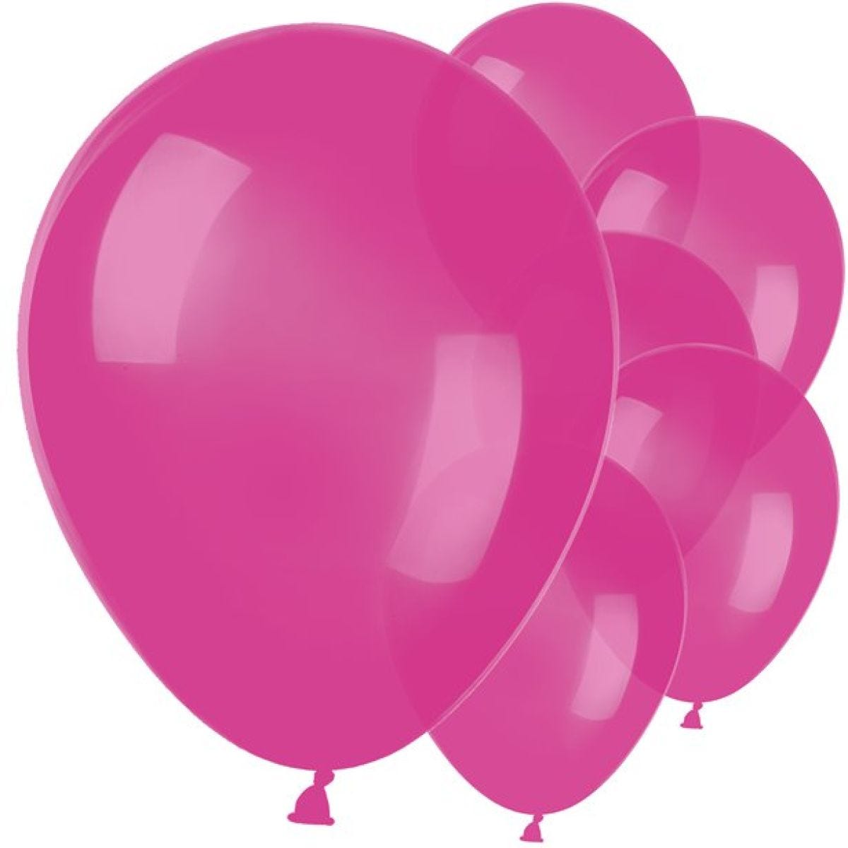 Magenta Pink Latex Balloons - 11"