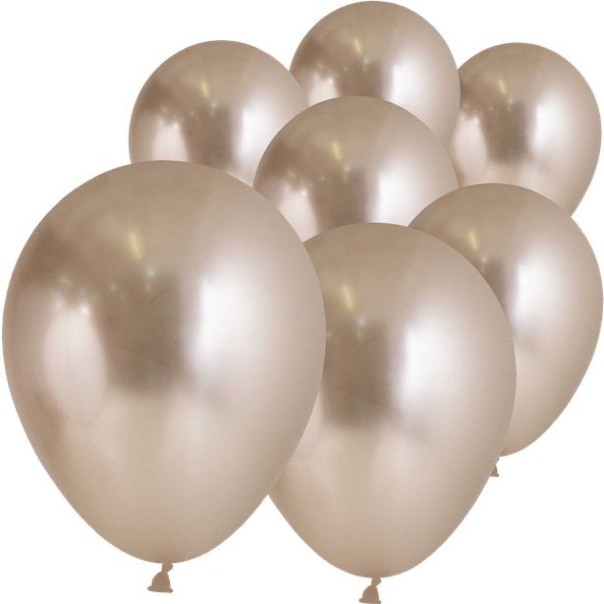 Reflex Champagne Latex Balloons - 5"
