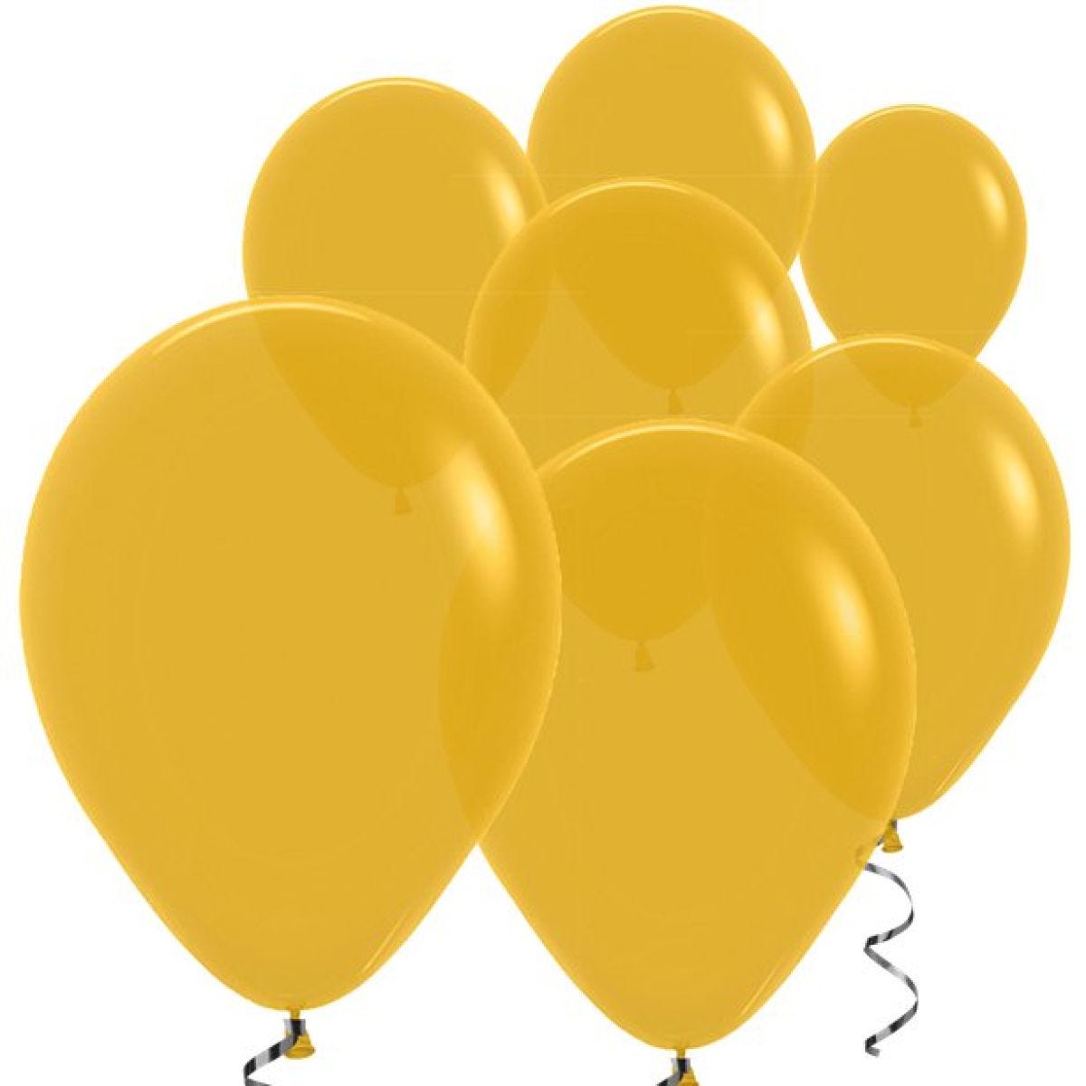 Mustard Balloons - 5" Latex