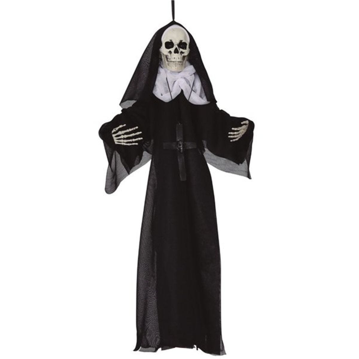 Hanging Skeleton Nun - 50cm