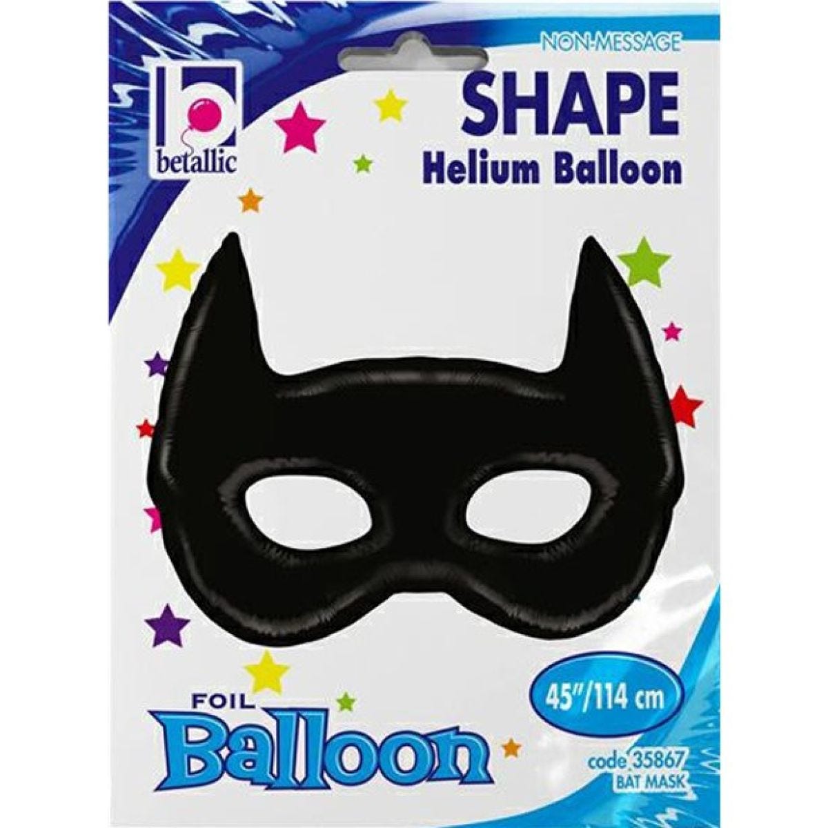 Bat Mask Supersize Foil Balloon - 45"