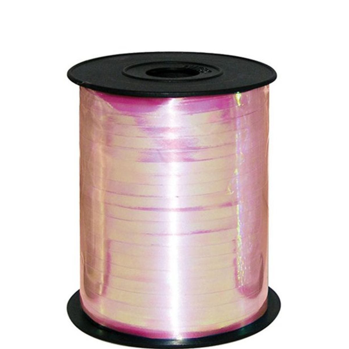 Iridescent Pink Metallic Curling Balloon Ribbon - 230m