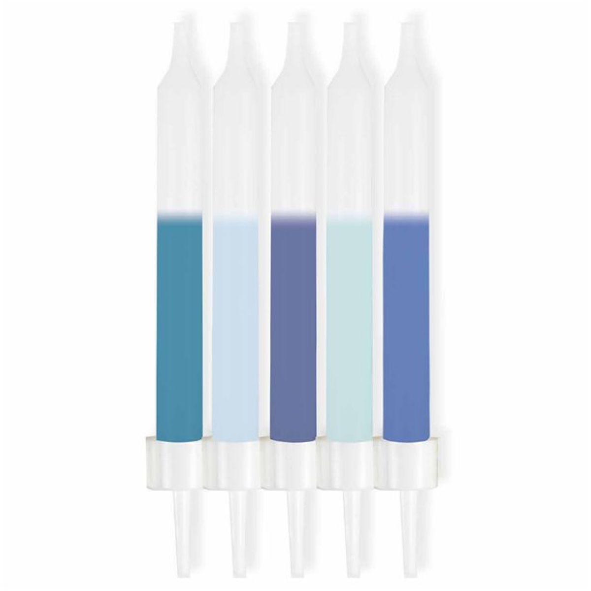 Blue Mix Candles - 6cm