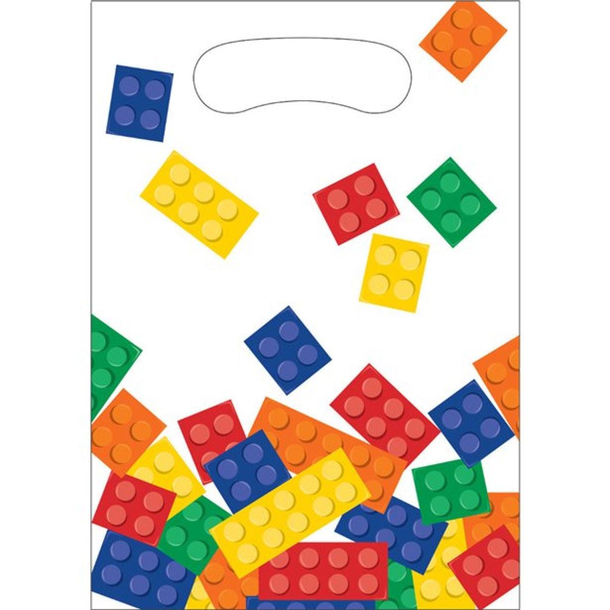 Block Party Plastic Party Bags