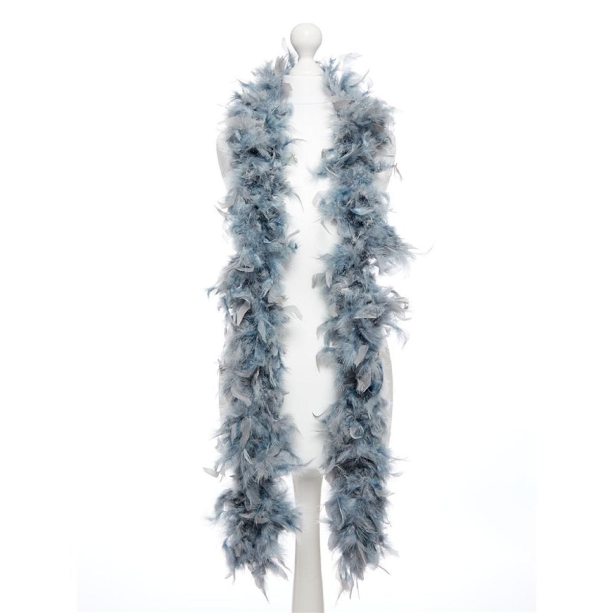 Deluxe Grey Feather Boa