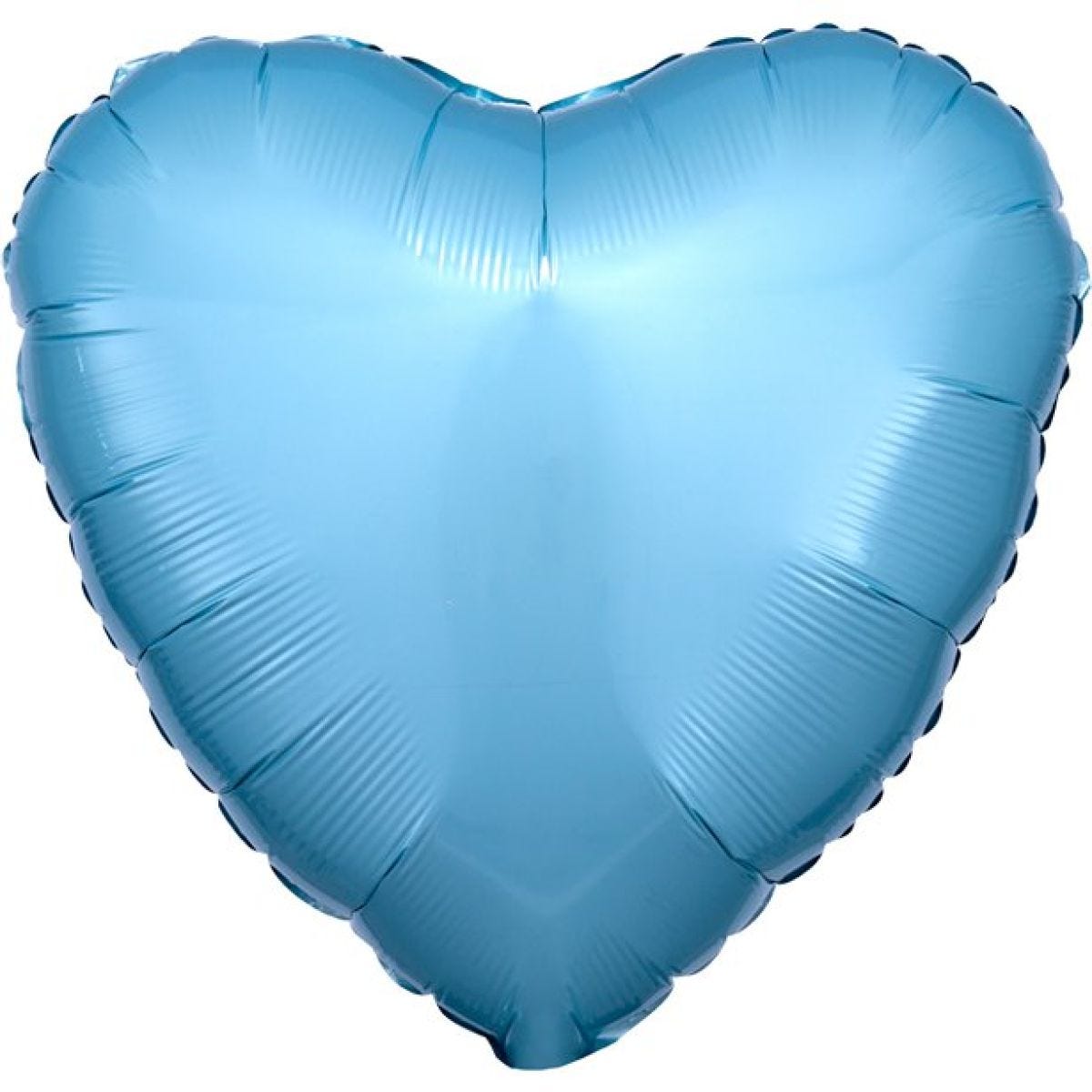 Metallic Pastel Blue Heart Balloon - 18&apos;&apos; Foil