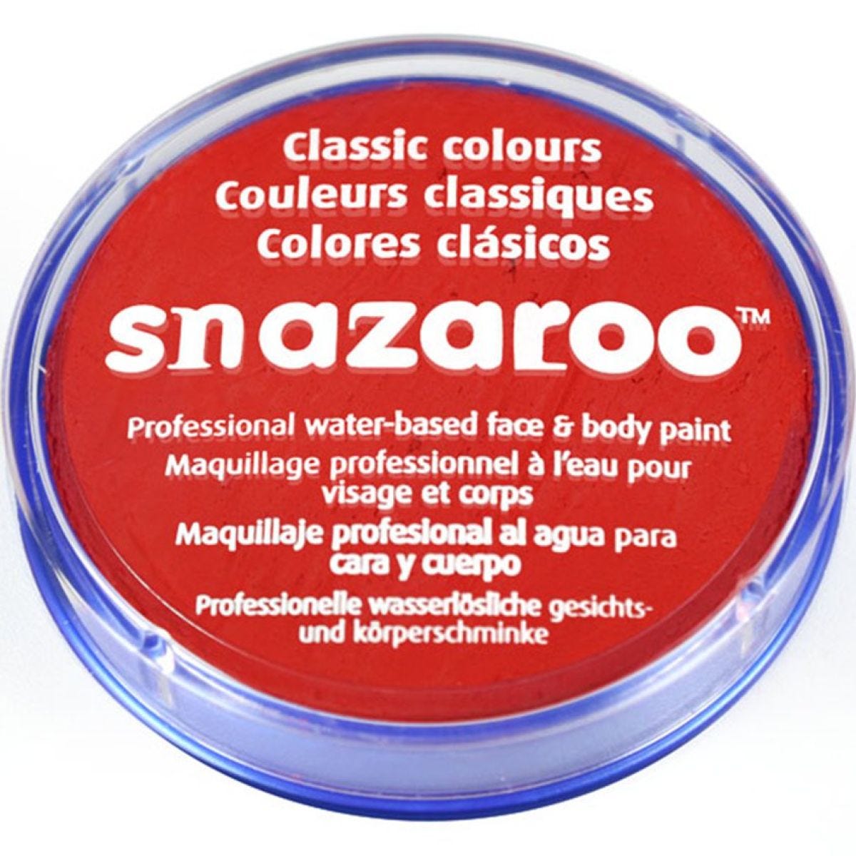 Snazaroo Bright Red Face Paint - 18ml