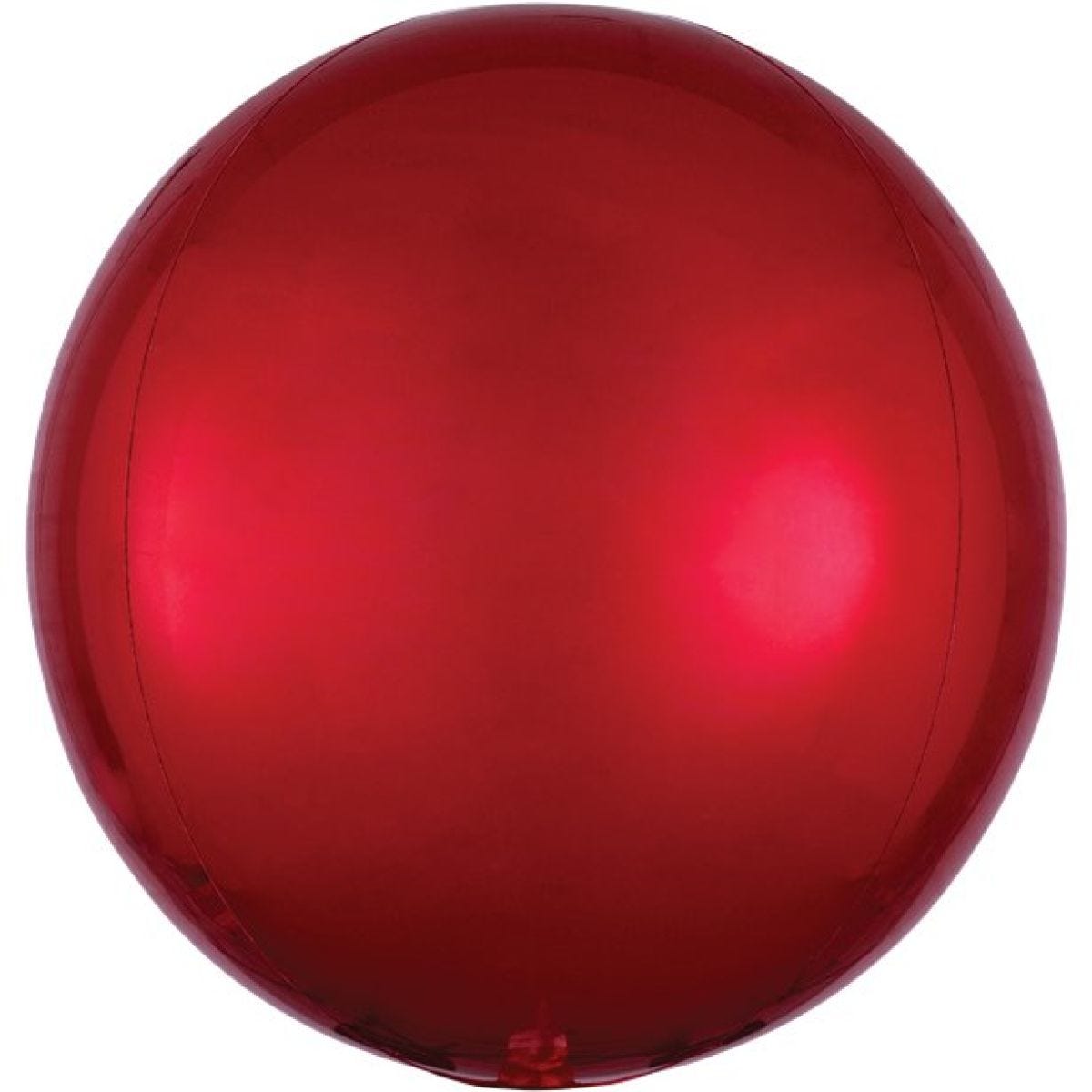 Red Orbz Balloon - 16" Foil