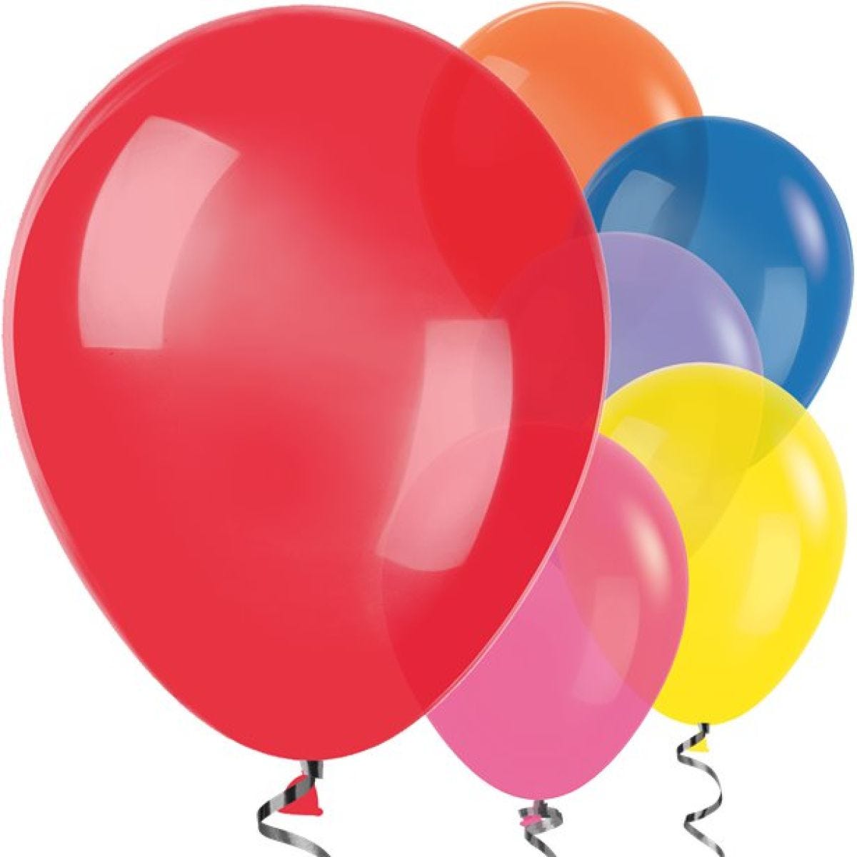 Multi-coloured Balloons - 12" Latex Balloons