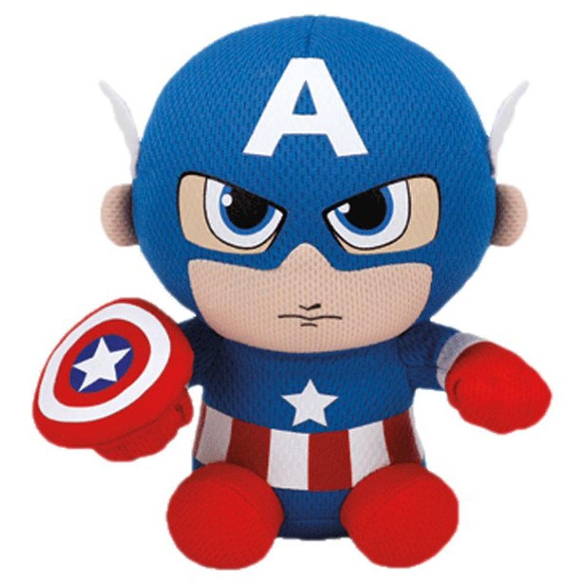 Marvel Captain America TY Beanie Toy - 15cm