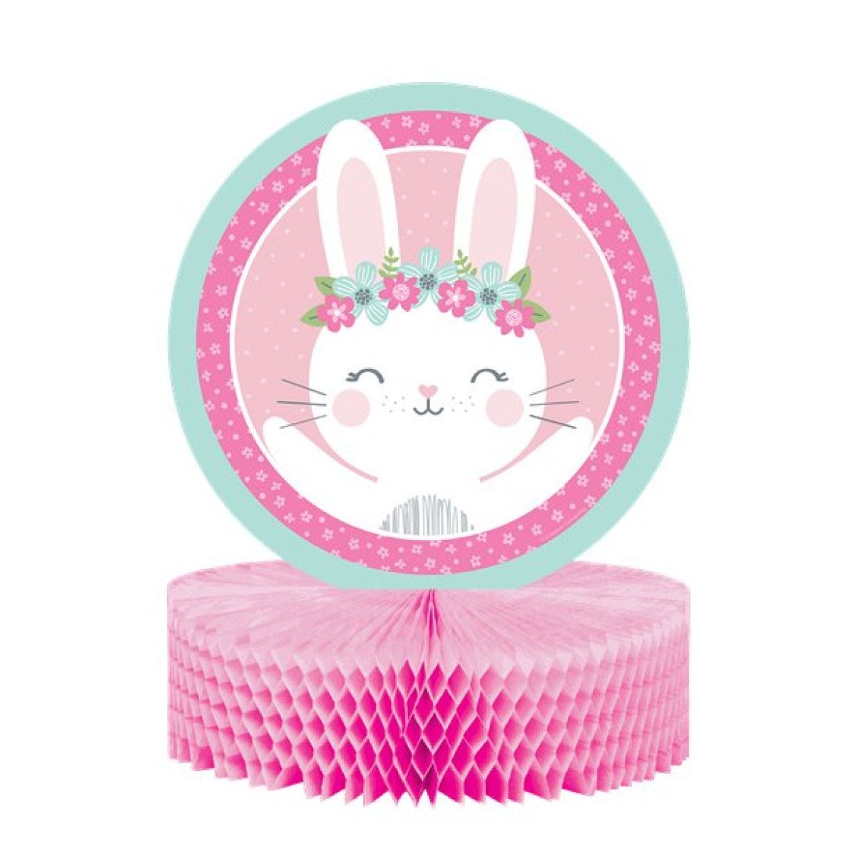 Birthday Bunny Honeycomb Centrepiece