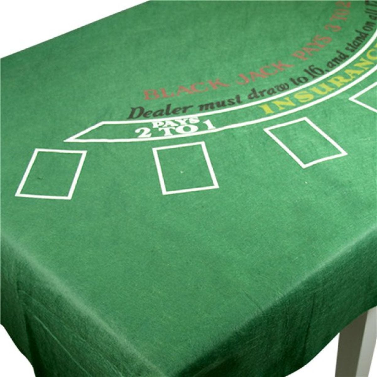 Casino Blackjack Table Cover