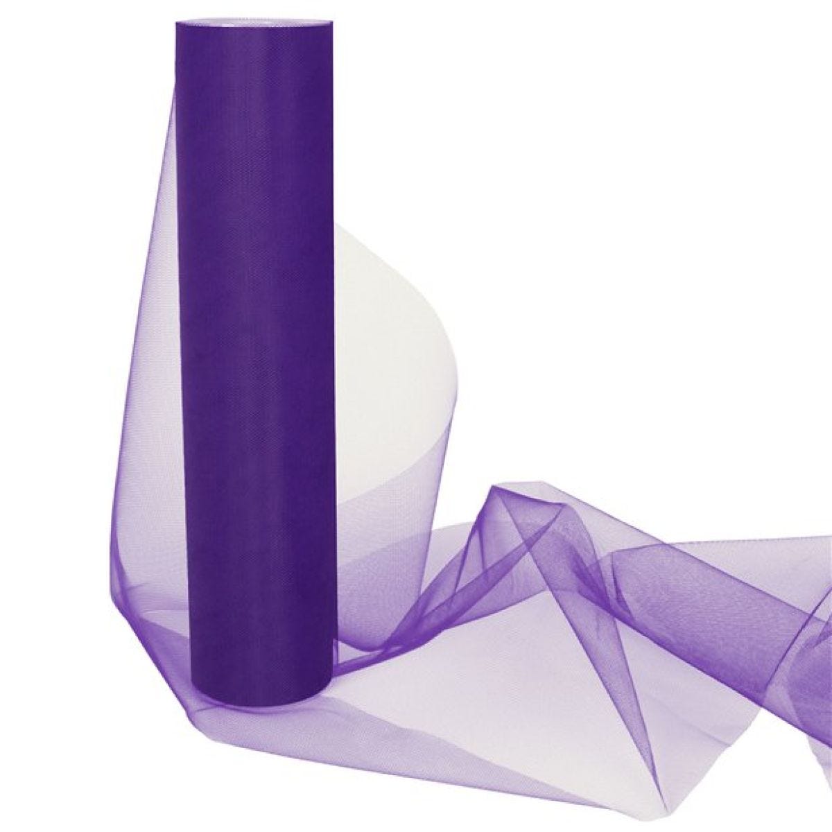 Purple Tulle Roll - 30cm x 25m