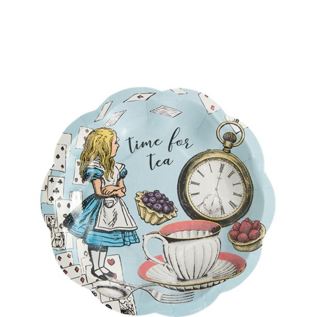 Truly Alice Paper Plates - 17cm